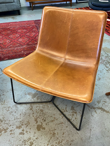 West Elm Leather Chair
499